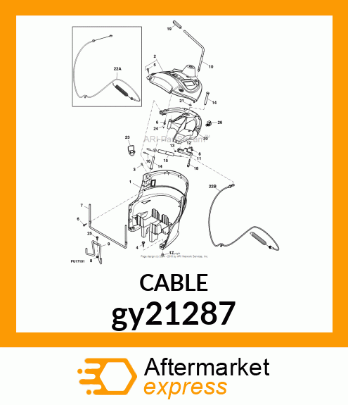 CABLE, PTO gy21287