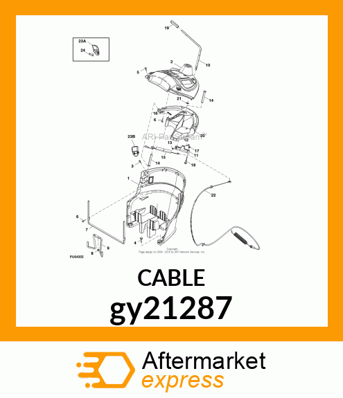 CABLE, PTO gy21287