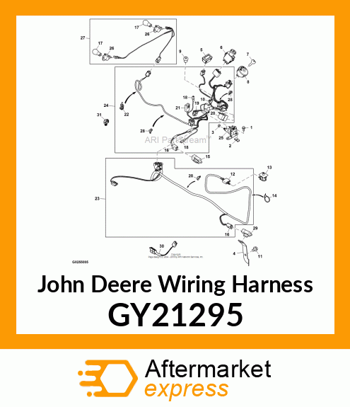 HARNESS, FRONT WIRING, EPTO GY21295