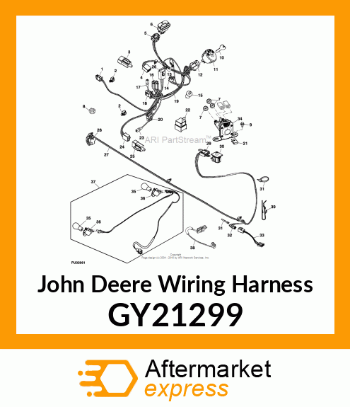 HARNESS, REAR WIRING, EPTO GY21299