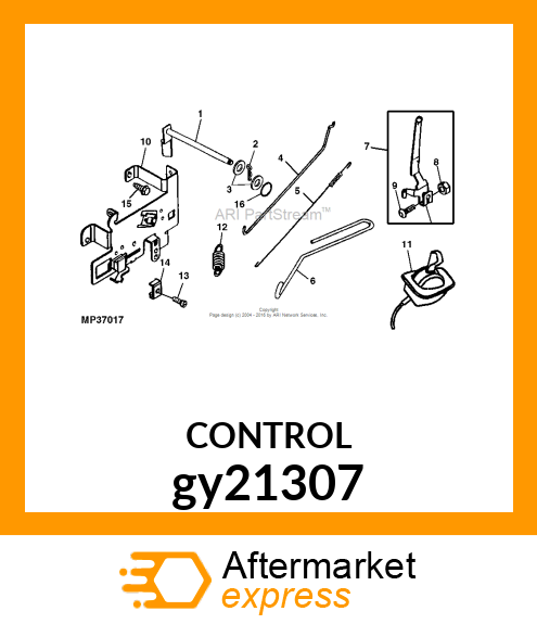 PUSH PULL CABLE, CABLE, THROTTLE SI gy21307