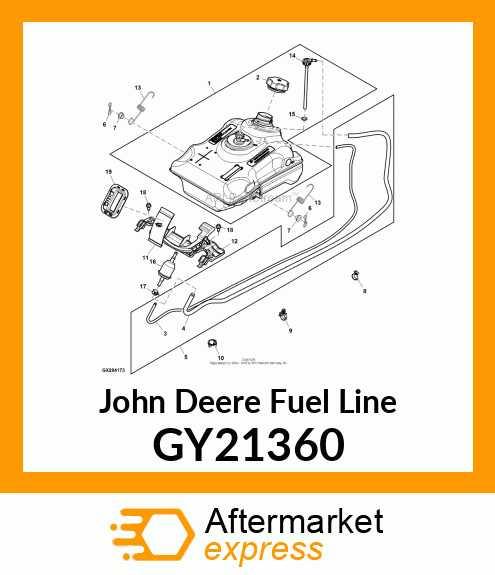 FUEL LINE ASSEMBLY GY21360
