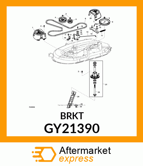 BRAKE, BLADE BRAKE ASSEMBLY GY21390