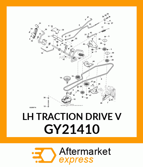 LH TRACTION DRIVE V GY21410