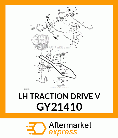 LH TRACTION DRIVE V GY21410