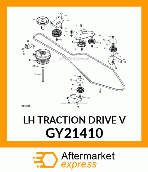 LH TRACTION DRIVE V GY21410