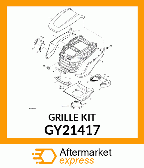 GRILLE KIT GY21417