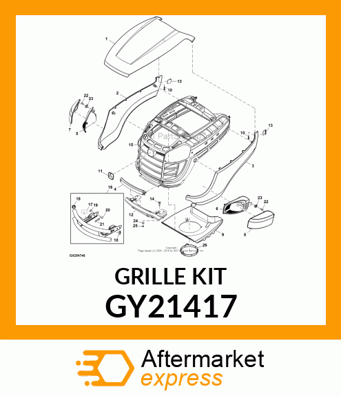 GRILLE KIT GY21417