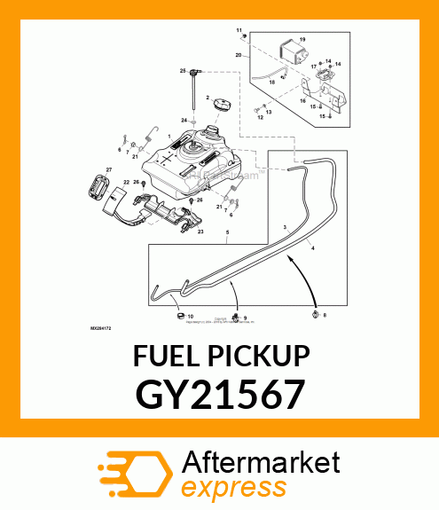 FUEL PICK UP ASSEMBLY GY21567