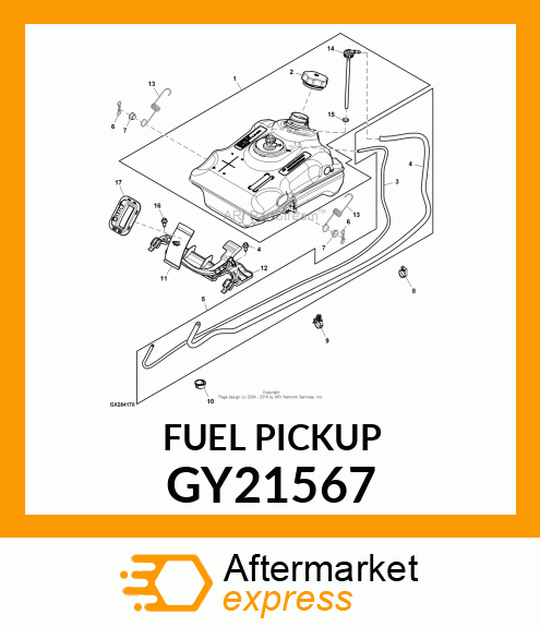 FUEL PICK UP ASSEMBLY GY21567