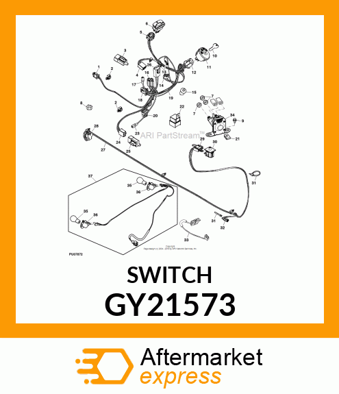 HOUR METER, HOURMETER, MAGNETO SVC GY21573