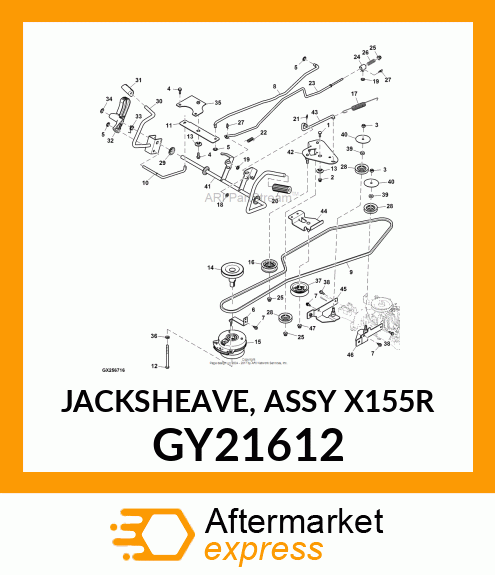 JACKSHEAVE, ASSY X155R GY21612