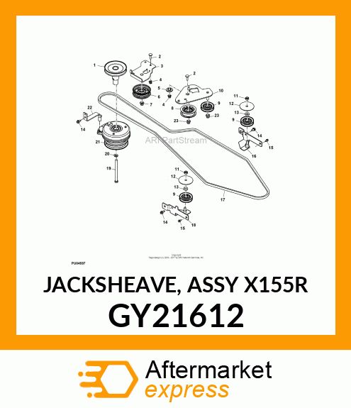 JACKSHEAVE, ASSY X155R GY21612