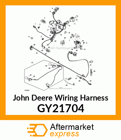 HARNESS, EU MPTO FRONT WIRING GY21704