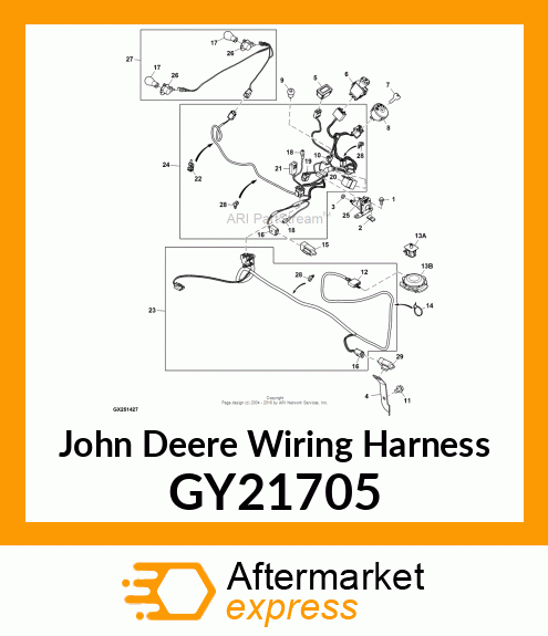 HARNESS, EU EPTO FRONT WIRING GY21705