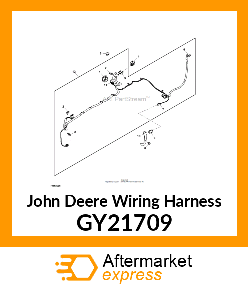 HARNESS, RDRC REAR WIRING GY21709