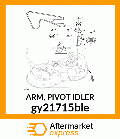 ARM, PIVOT IDLER gy21715ble