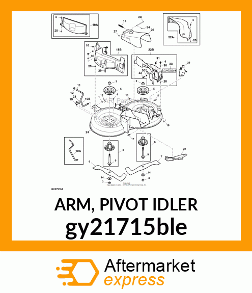 ARM, PIVOT IDLER gy21715ble