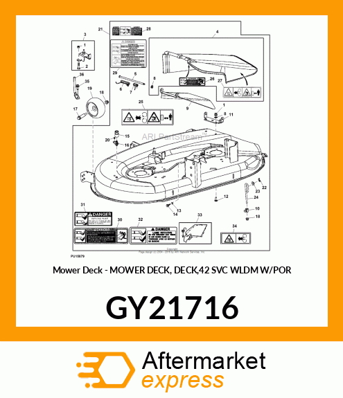 Mower Deck GY21716