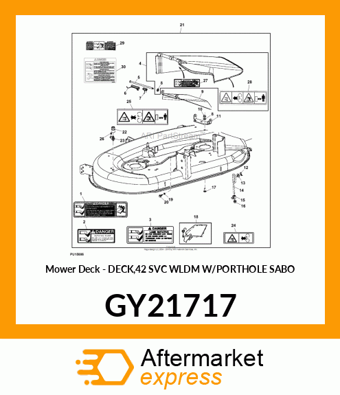 Mower Deck GY21717