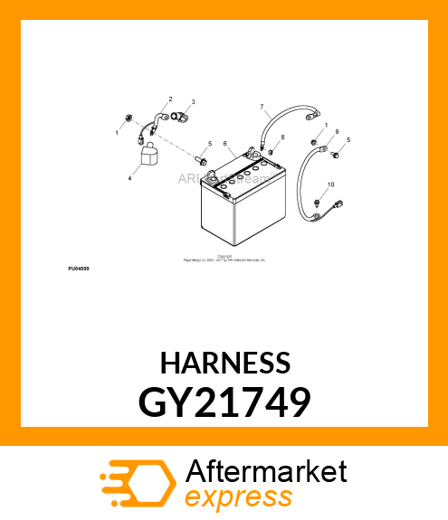 CABLE, POSITIVE BATTERY 100 SERIES, GY21749