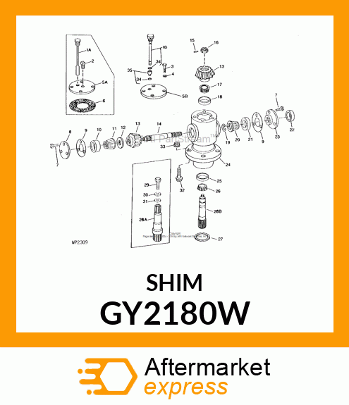 SHIM .003IN GY2180W