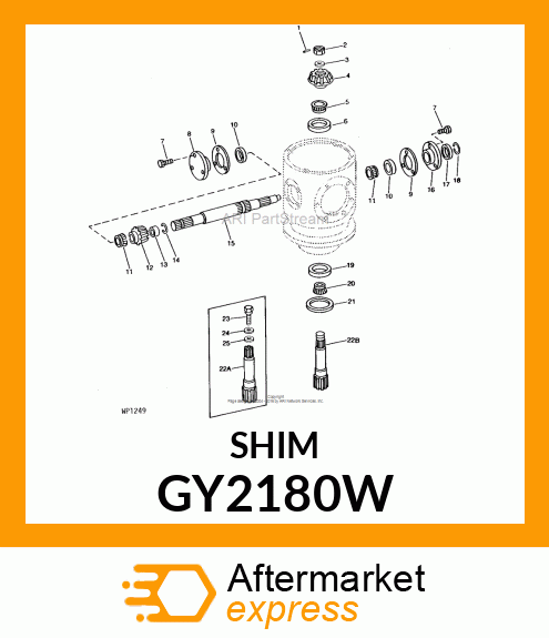 SHIM .003IN GY2180W