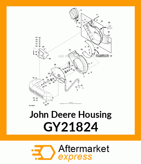 HOUSING, HOUSING, 60HCIR PF LONG GY21824