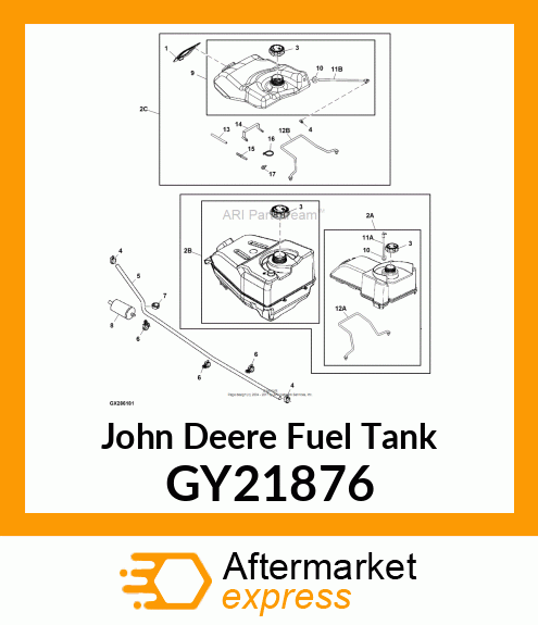 SERVICE KIT, FUEL TANK (GY21102) GY21876