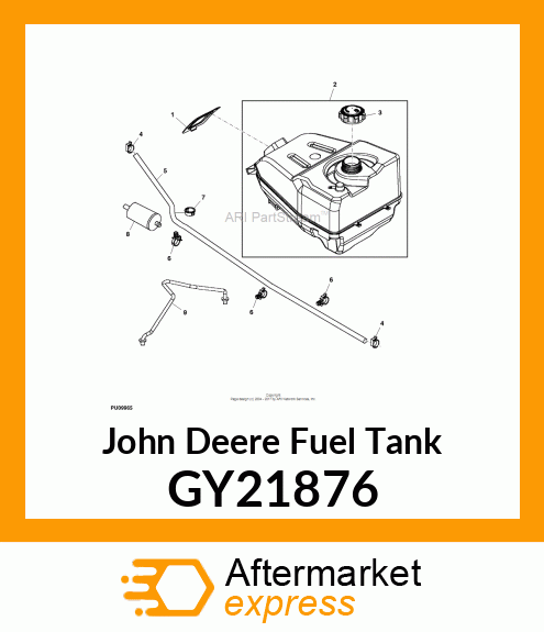 SERVICE KIT, FUEL TANK (GY21102) GY21876