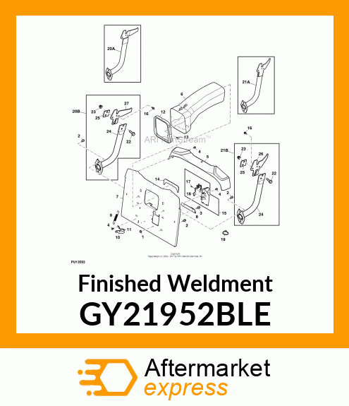 Finished Weldment GY21952BLE