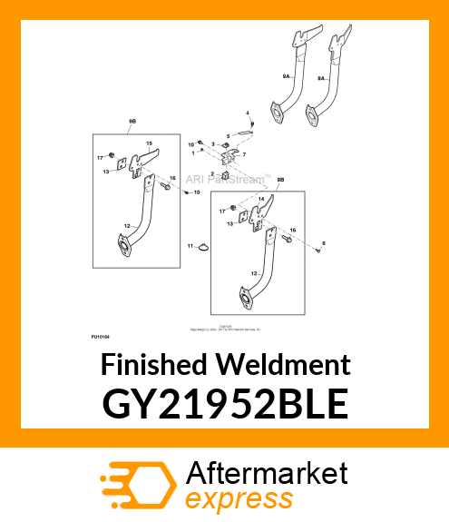 Finished Weldment GY21952BLE