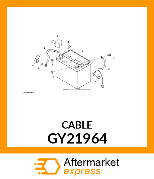 CABLE, NEGATIVE BATTERY GY21964