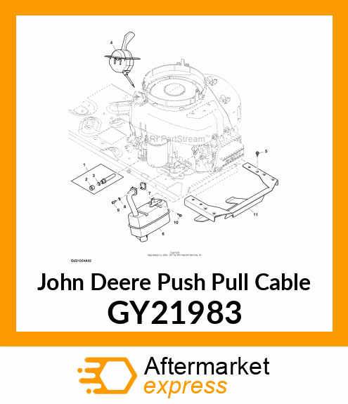 PUSH PULL CABLE, CABLE, THROTTLE SI GY21983