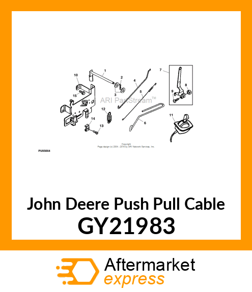 PUSH PULL CABLE, CABLE, THROTTLE SI GY21983