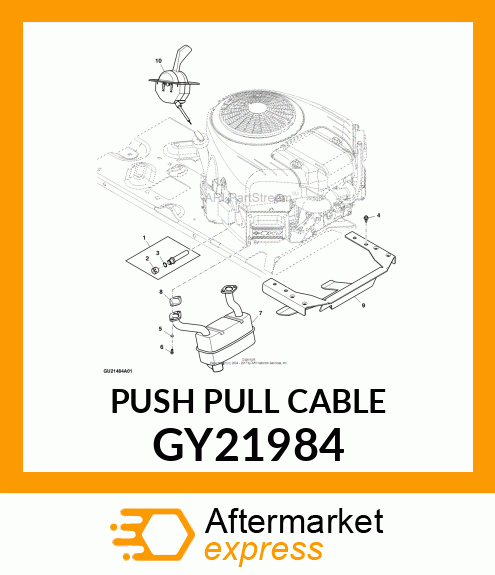 PUSH PULL CABLE, CABLE, THROTTLE TW GY21984