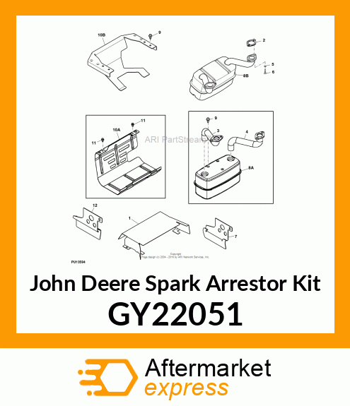 KIT, SPARK ARRESTOR (SVC ONLY) GY22051