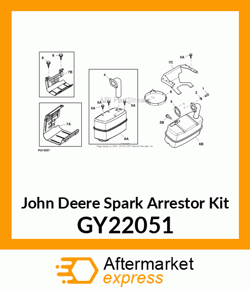 KIT, SPARK ARRESTOR (SVC ONLY) GY22051