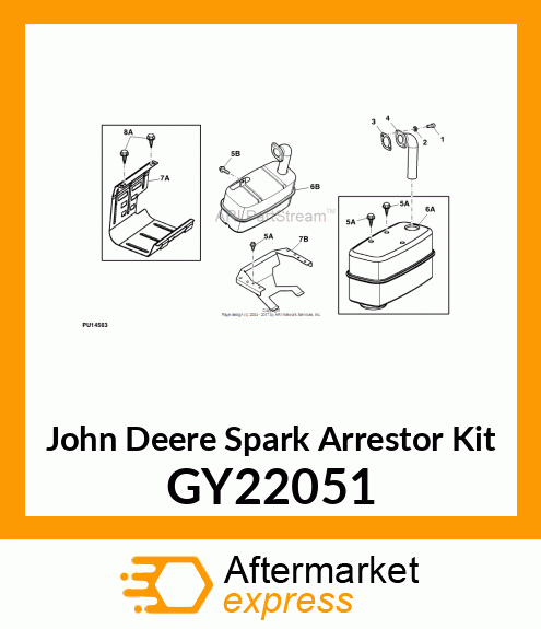 KIT, SPARK ARRESTOR (SVC ONLY) GY22051