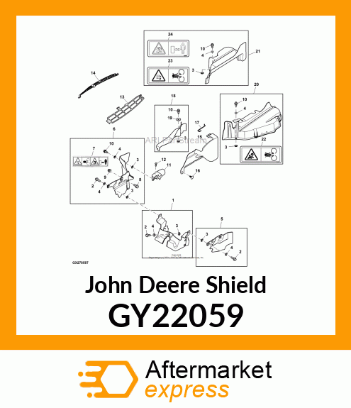 SHIELD, FRONT ASSEMBLY GY22059