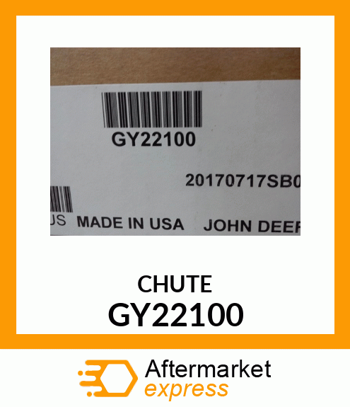 CHUTE, 48/42 OUTER DISCHARGE ASSY GY22100