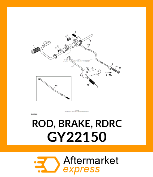 ROD, BRAKE, RDRC GY22150