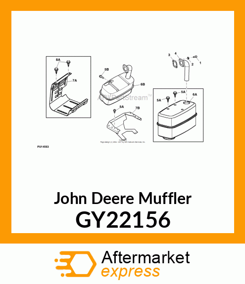 MUFFLER, WELDED BRIGGS M31/M33 GY22156