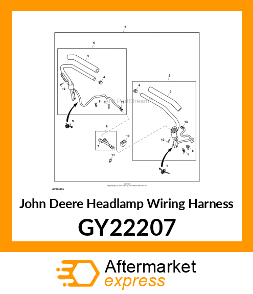 HEADLAMP WIRING HARNESS GY22207