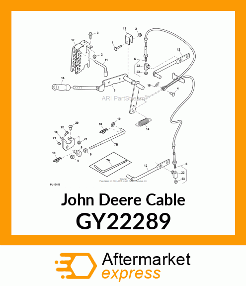 CABLE ASSEMBLY, Z2 LIFT GY22289