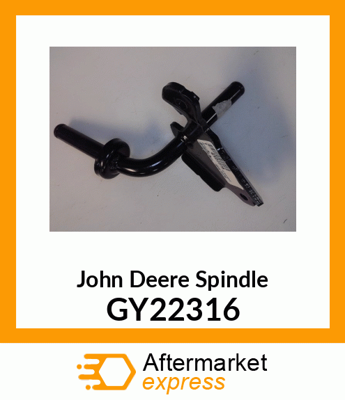 SPINDLE, WELDMENT LH (BLK ECOAT) GY22316