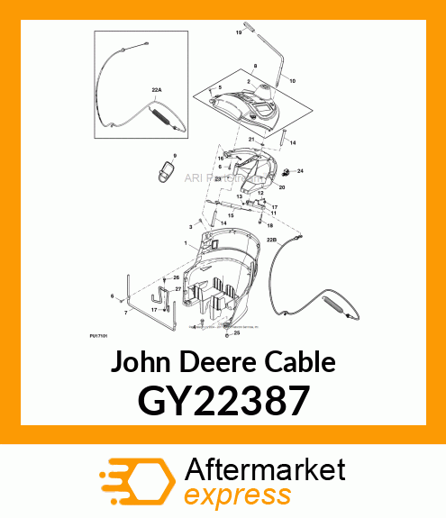 CABLE, PTO 42C GY22387