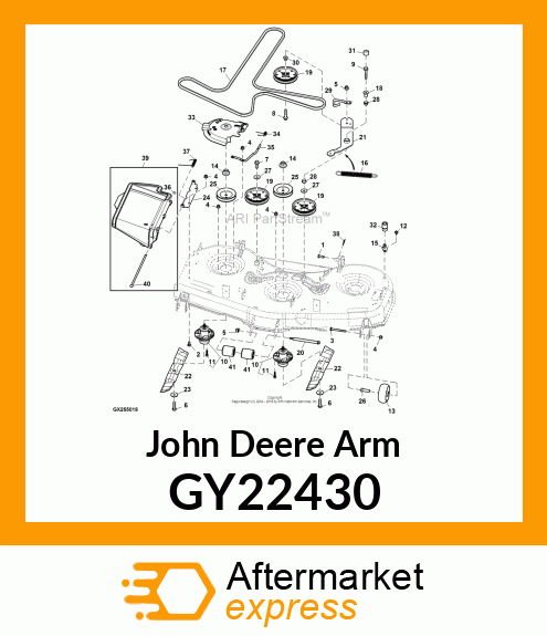 ARM, BELT TENSIONER GY22430