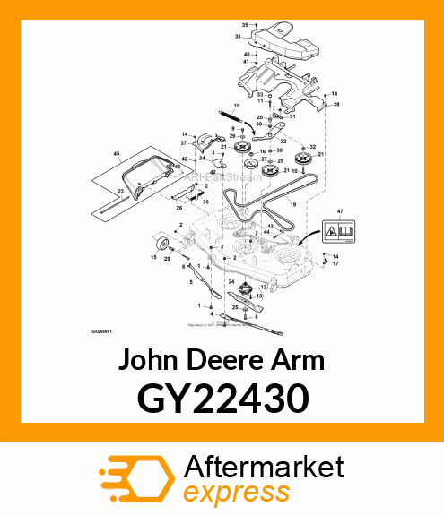 ARM, BELT TENSIONER GY22430