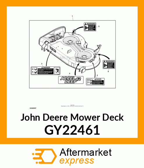MOWER DECK GY22461